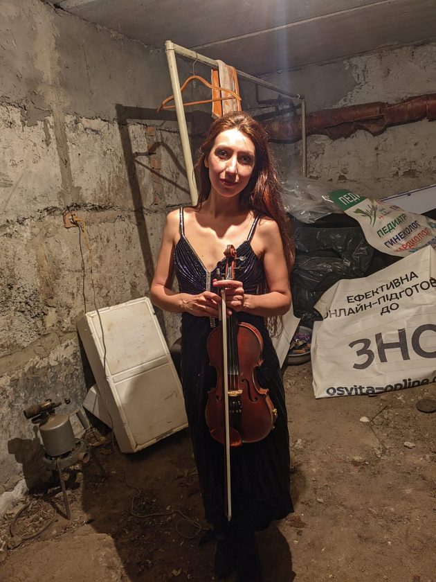 Sheltering from bombs, Ukraine’s ‘cellar violinist’ plays on News